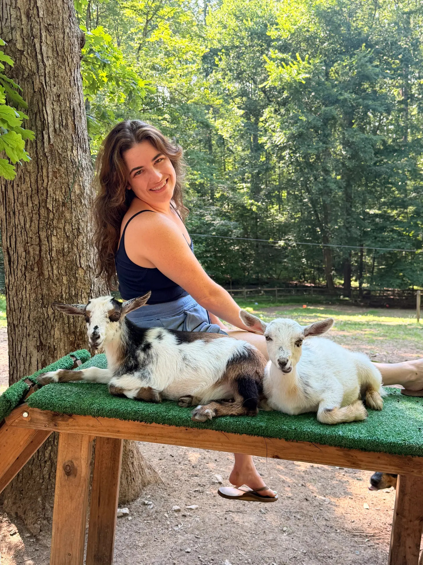 Brittany Schneller, founder of Little Wild Mobile Farm